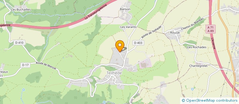 localisation de l'entreprise MONSIEUR LUCAS FRANCO  TEILHEDE