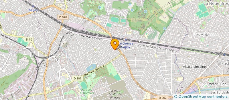 localisation de l'entreprise MONSIEUR LUCAS FRANETICH  GAGNY