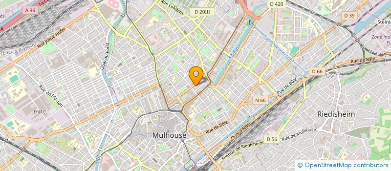 localisation de l'entreprise MONSIEUR LUCAS FREY  MULHOUSE