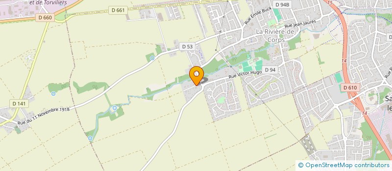 localisation de l'entreprise MONSIEUR LUCAS FRISSONG  LA RIVIERE-DE-CORPS