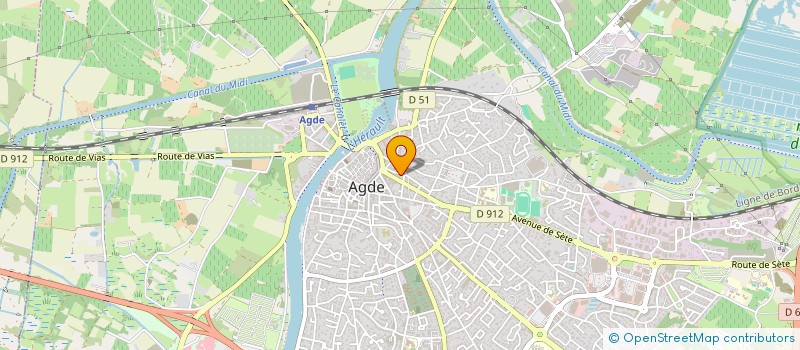 localisation de l'entreprise MONSIEUR LUCAS FROIDEFOND  AGDE