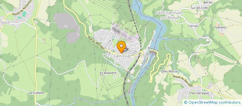 localisation de l'entreprise MONSIEUR LUCAS FROPPIER à INJOUX-GENISSIAT