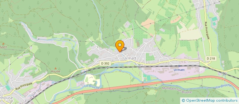 localisation de l'entreprise MONSIEUR LUCAS FUCHS  URMATT
