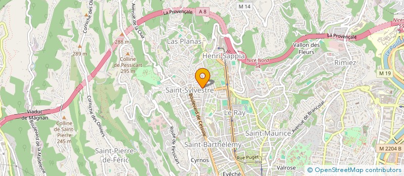 localisation de l'entreprise MONSIEUR LUCAS GAGLIO à NICE