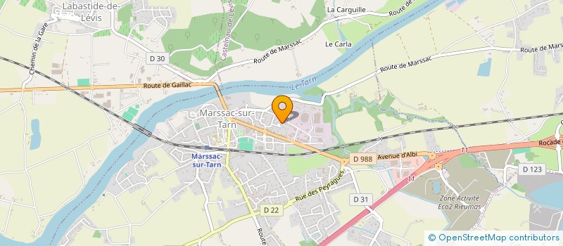 localisation de l'entreprise MONSIEUR LUCAS GALAU  MARSSAC-SUR-TARN