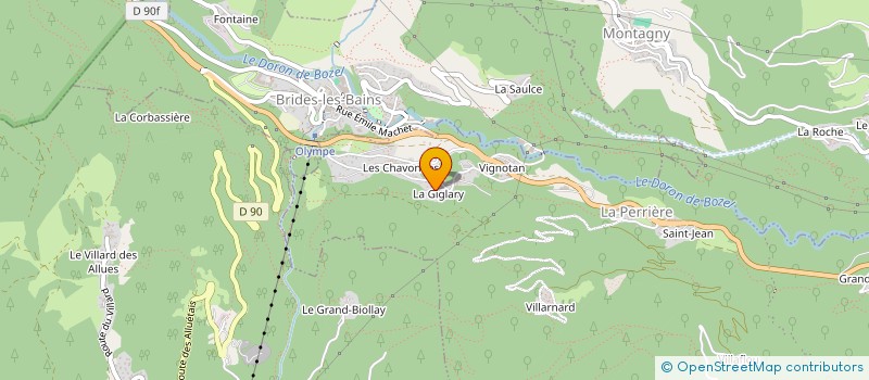 localisation de l'entreprise MONSIEUR LUCAS GALIBERT à COURCHEVEL