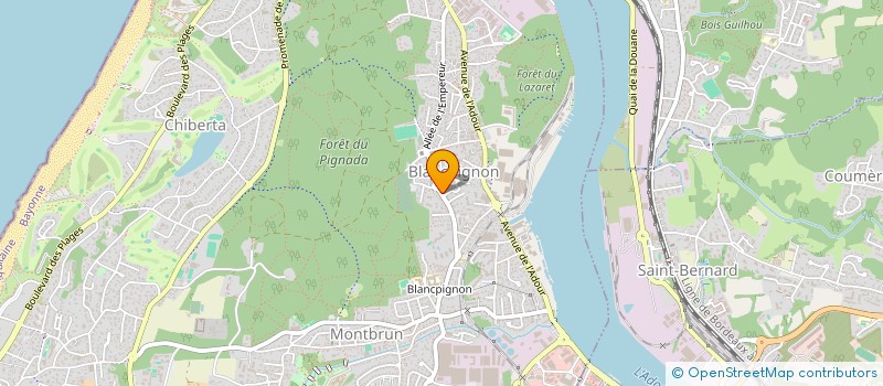 localisation de l'entreprise MONSIEUR LUCAS GALIGAZON  ANGLET