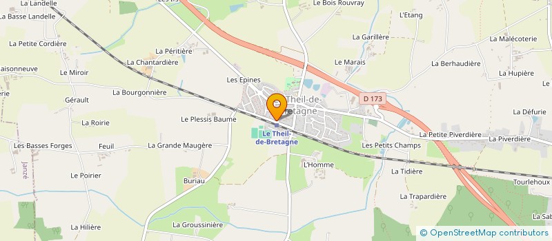 localisation de l'entreprise MONSIEUR LUCAS GALLOIS  LE THEIL-DE-BRETAGNE