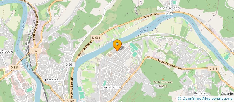 localisation de l'entreprise MONSIEUR LUCAS GANZEL  CAHORS