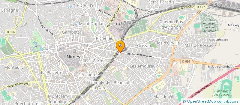 localisation de l'entreprise MONSIEUR LUCAS GARCIA  NIMES