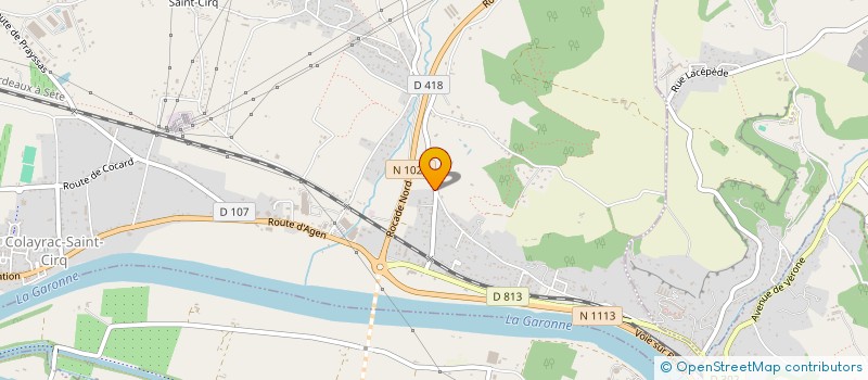 localisation de l'entreprise MONSIEUR LUCAS GARNEAU  COLAYRAC-SAINT-CIRQ