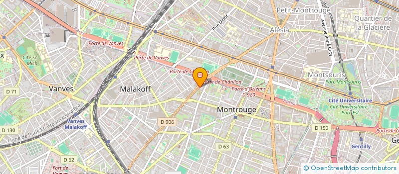 localisation de l'entreprise MONSIEUR LUCAS GATEL  MONTROUGE