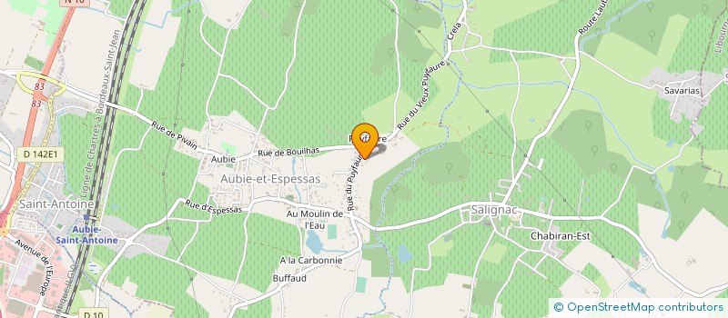 localisation de l'entreprise MONSIEUR LUCAS GAUJACQ  VAL DE VIRVEE