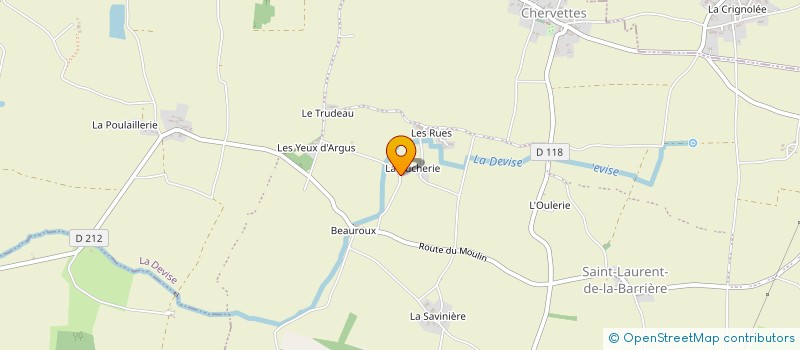 localisation de l'entreprise MONSIEUR LUCAS GAUTHIER à LA DEVISE