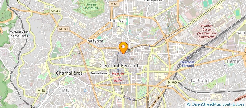 localisation de l'entreprise MONSIEUR LUCAS GELABERT-CLADERA à CLERMONT-FERRAND