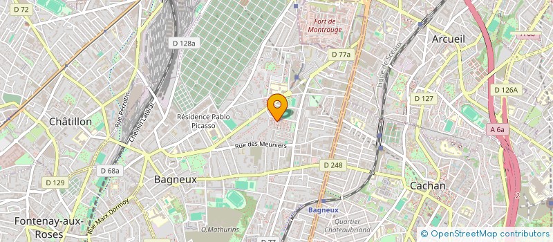 localisation de l'entreprise MONSIEUR LUCAS GENDREY à BAGNEUX