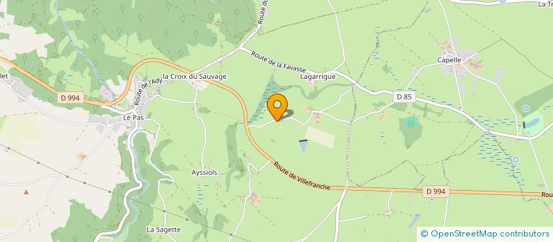 localisation de l'entreprise MONSIEUR LUCAS GENIES  DRUELLE BALSAC