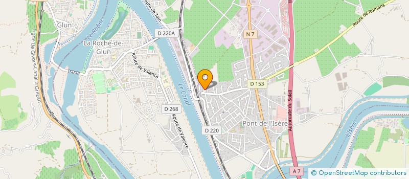 localisation de l'entreprise MONSIEUR LUCAS GENTELET  PONT-DE-L'ISERE