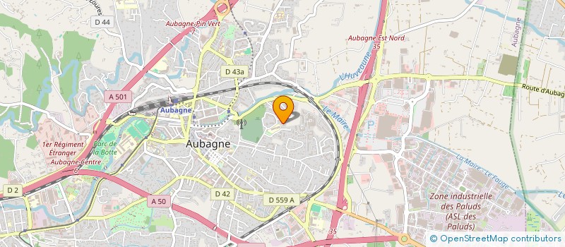localisation de l'entreprise MONSIEUR LUCAS GENTY  AUBAGNE