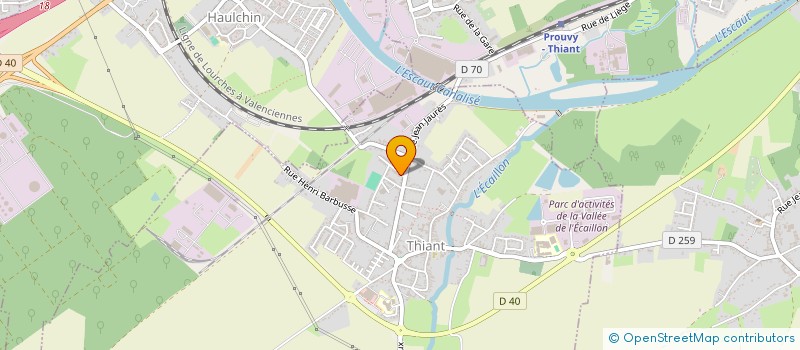 localisation de l'entreprise MONSIEUR LUCAS GERME  THIANT