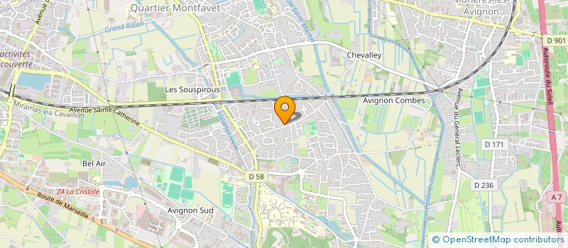 localisation de l'entreprise MONSIEUR LUCAS GIAMPAOLI  AVIGNON