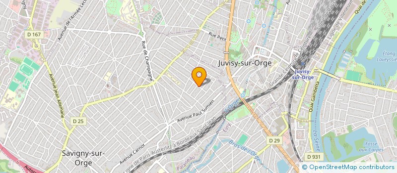 localisation de l'entreprise MONSIEUR LUCAS GIOVINAZZO à SAVIGNY-SUR-ORGE
