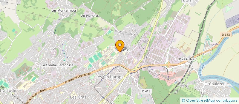 localisation de l'entreprise MONSIEUR LUCAS GIRARDIN à BESANCON
