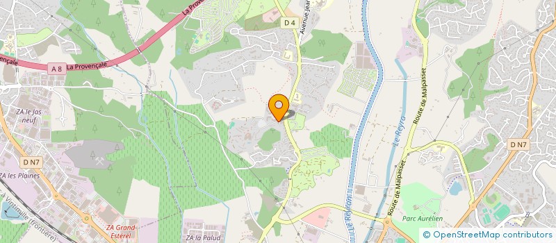 localisation de l'entreprise MONSIEUR LUCAS GIRAUDO à FREJUS