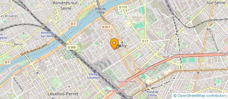 localisation de l'entreprise MONSIEUR LUCAS GLOWINSKI à CLICHY