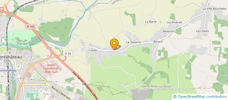 localisation de l'entreprise MONSIEUR LUCAS GOMES  SAINTE-ANNE-SUR-BRIVET