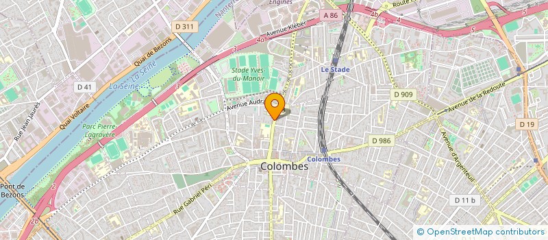 localisation de l'entreprise MONSIEUR LUCAS GONCALVES  COLOMBES