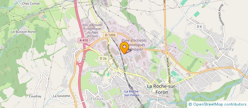 localisation de l'entreprise MONSIEUR LUCAS GONTHIER  LA ROCHE-SUR-FORON