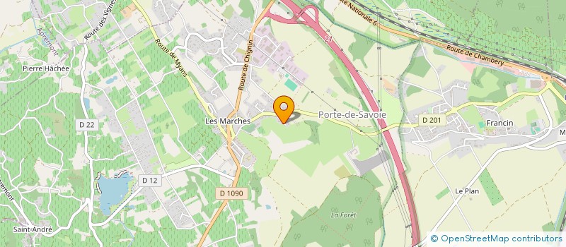 localisation de l'entreprise MONSIEUR LUCAS GONZALES à PORTE-DE-SAVOIE