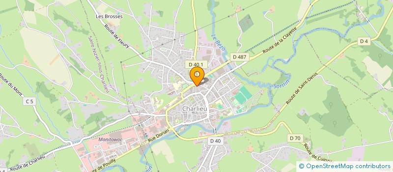 localisation de l'entreprise MONSIEUR LUCAS GOSETTO  CHARLIEU