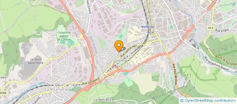 localisation de l'entreprise MONSIEUR LUCAS GOUIN  SAINT-ETIENNE