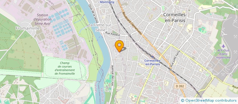 localisation de l'entreprise MONSIEUR LUCAS GOULARD  LA FRETTE-SUR-SEINE