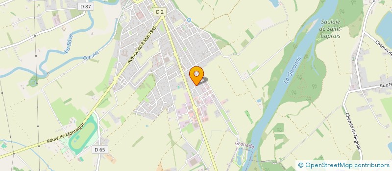 localisation de l'entreprise MONSIEUR LUCAS GOURDOU  GRENADE