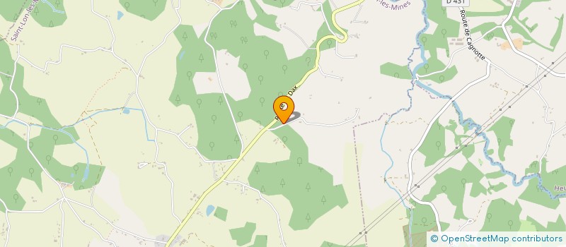 localisation de l'entreprise MONSIEUR LUCAS GOURTENAIRE  SAINT-LON-LES-MINES