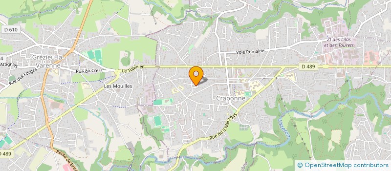 localisation de l'entreprise MONSIEUR LUCAS GRAFFAGNINO  CRAPONNE