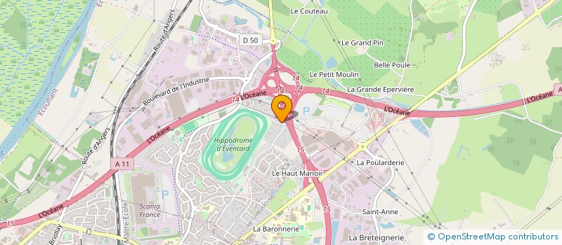 localisation de l'entreprise MONSIEUR LUCAS GRIPPON  ECOUFLANT