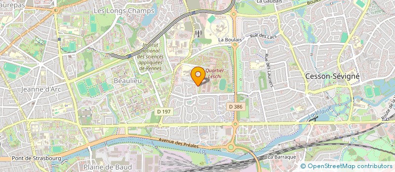 localisation de l'entreprise MONSIEUR LUCAS GUASTELLA  CESSON-SEVIGNE