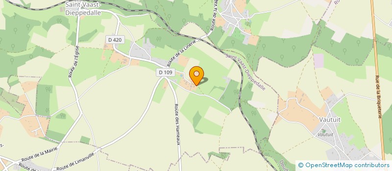 localisation de l'entreprise MONSIEUR LUCAS GUERILLON  SAINT-VAAST-DIEPPEDALLE