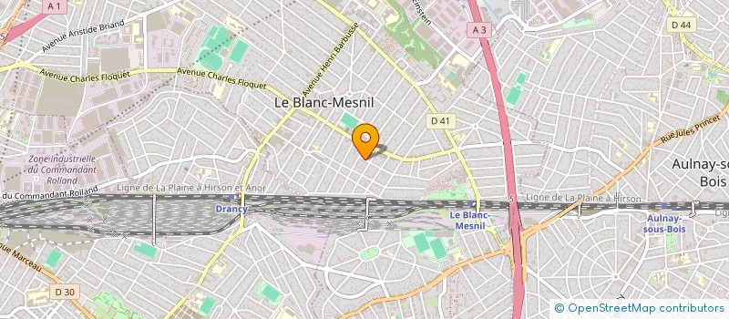 localisation de l'entreprise MONSIEUR LUCAS GUERINEAU à LE BLANC-MESNIL