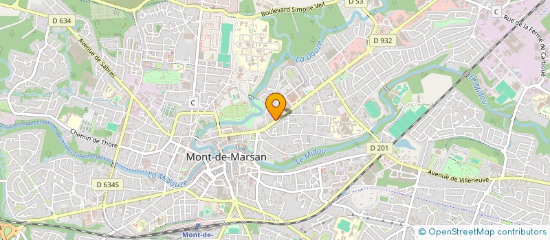 localisation de l'entreprise MONSIEUR LUCAS GUERROT  MONT-DE-MARSAN