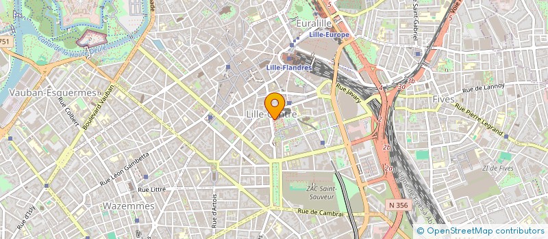 localisation de l'entreprise MONSIEUR LUCAS GUIFFAULT  LILLE