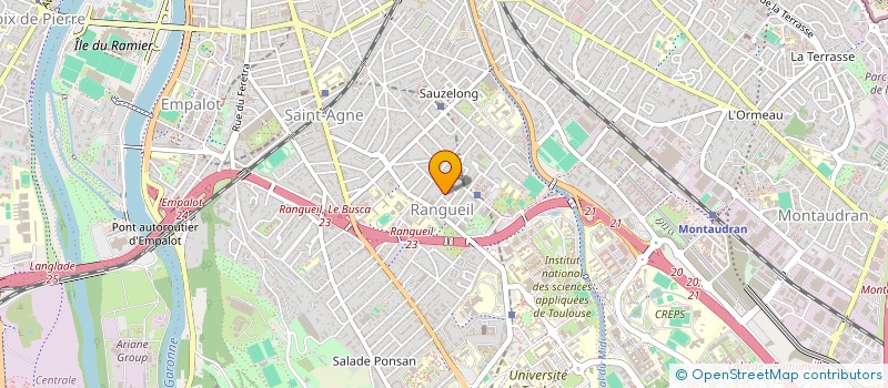 localisation de l'entreprise MONSIEUR LUCAS GUILLAUME  TOULOUSE