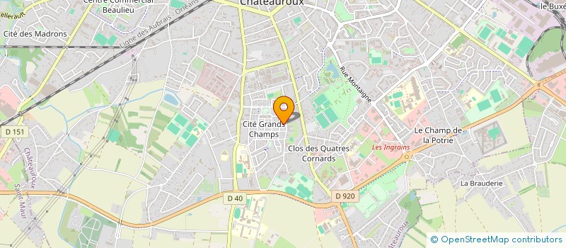 localisation de l'entreprise MONSIEUR LUCAS GUILLEMAIN à CHATEAUROUX