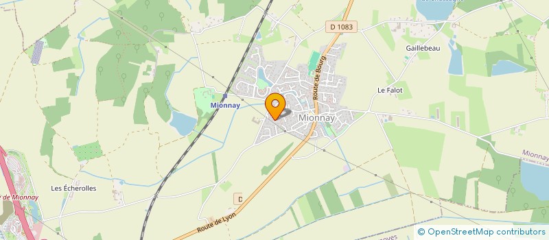 localisation de l'entreprise MONSIEUR LUCAS GUILLOT--COMTET  MIONNAY