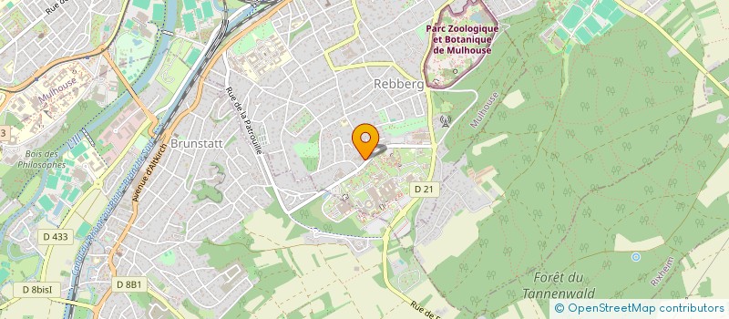 localisation de l'entreprise MONSIEUR LUCAS GUTHMANN  MULHOUSE