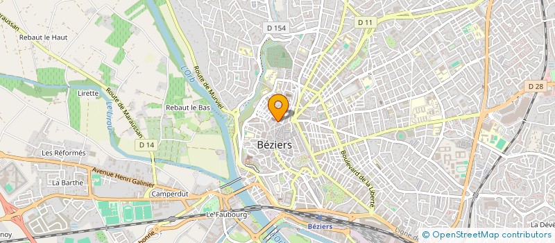 localisation de l'entreprise MONSIEUR LUCAS GUTIERREZ RODRIGUEZ à BEZIERS